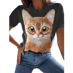 Cat Women's 3D T Shirt