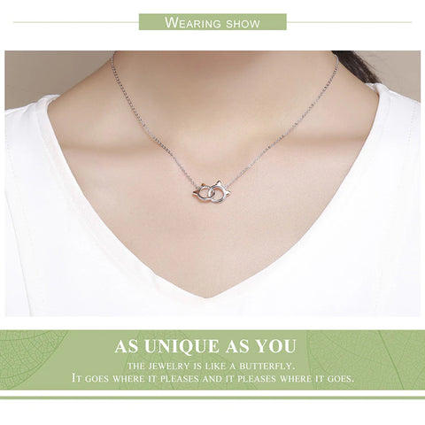 Cat Pendant Necklace for Women
