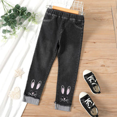 Cat Design Pant Children's Jeans