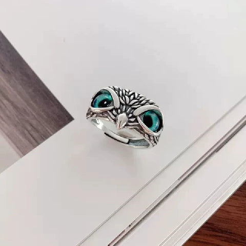 Silver Owl Rings For Women