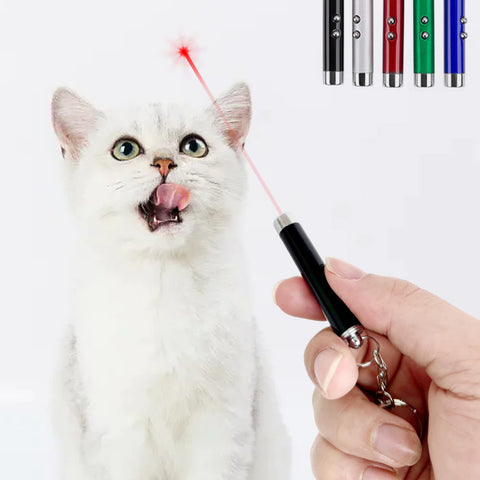 Funny Cat Stick 2 In1 Red Beam Pen