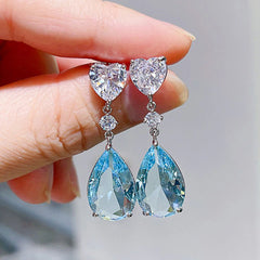 Cubic Zirconia Dangle Earrings for Women