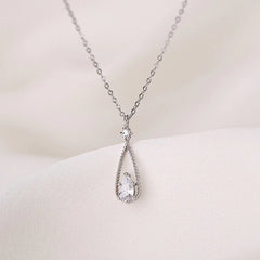 Crystal Zircon Pendant Necklace for Women