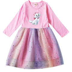 Marie Cat Long Sleeve for Girls