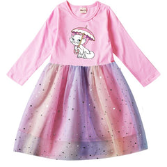 Marie Cat Long Sleeve for Girls