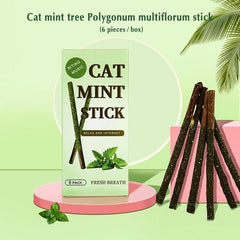 Cat Chew Toys Natural Silvervine Catnip Sticks