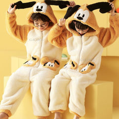 Winter Kids Cat Pajamas