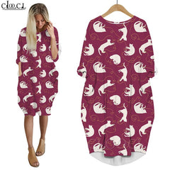 CLOOCL Dresses Women Costumes Long Sleeve