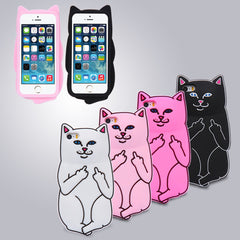 Cat Case For iPhone 6 6S/6 6s Plus/5 5s Soft