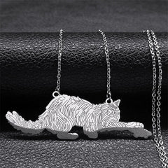 Cute Fashion Female Animal Cat Pet Necklace