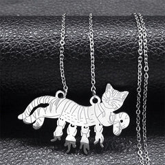 Cute Fashion Female Animal Cat Pet Necklace