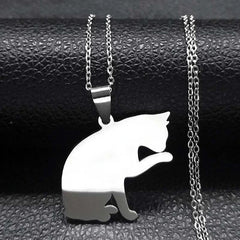 Cute Fashion Female Animal Cat Pet Necklace