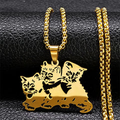 Cute Fashion Female Animal Cat Pet Necklace