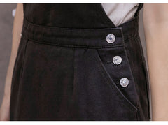 Cat Embroidery Summer Jeans Black Mini Denim Bodycon Vestidos Mujer