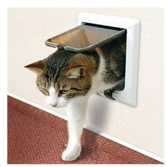 Cat Flap Glass Door