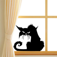 Black Cats Removable 3D Wall Stickers