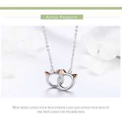 Cat Pendant Necklace for Women