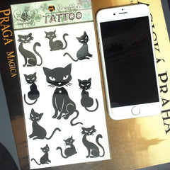 Cats Temporary Tattoo Body Sticker