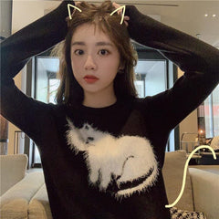 Soft Pullover Thin Sweaters For Women