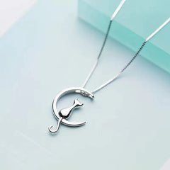 Cat Charm Pendant Necklaces for Women