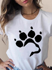 Print T Fashion 3d Cat Lovely Trend Cute Women