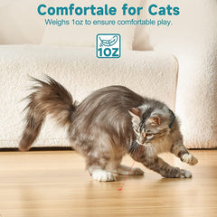 ATUBAN Pet Smart Cat Laser Collar Cat Toys