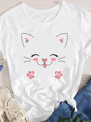 Female Korean Fashion Summer Short Sleeve