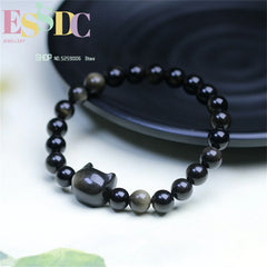 Cat Head Bracelet For Men And Women